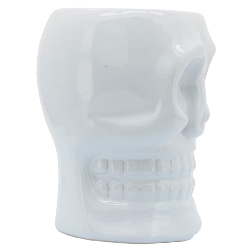 Decorative Ceramic Skull Table Vase