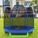 preview thumbnail 1 of 6, 7FT Kids Trampoline Outdoor Indoor Recreational Bounce Jumper