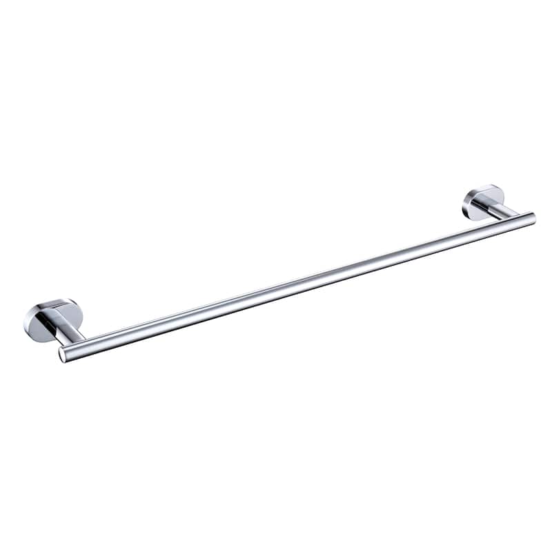 Wall Mounted Towel Bar 304 Stainless Steel Towel Rack - 24inch - Silver