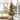 Artificial 4ft Christmas Tree with Metal Pot and Pre-lit LED Lights with Pine Cones and Berry Decorations