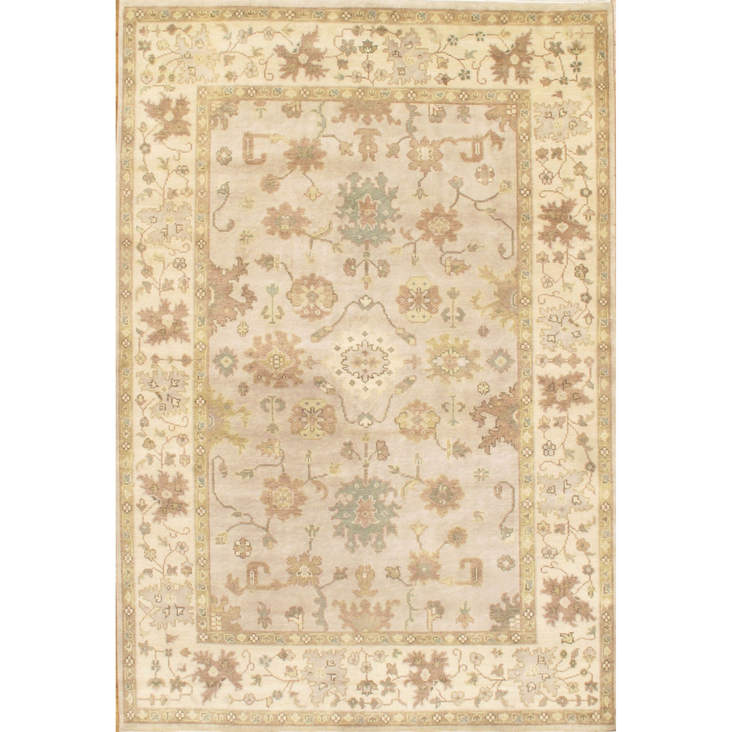 Gray Oushak 6' X 9' - 9'199999999999999'' x 6'3'' - On Sale