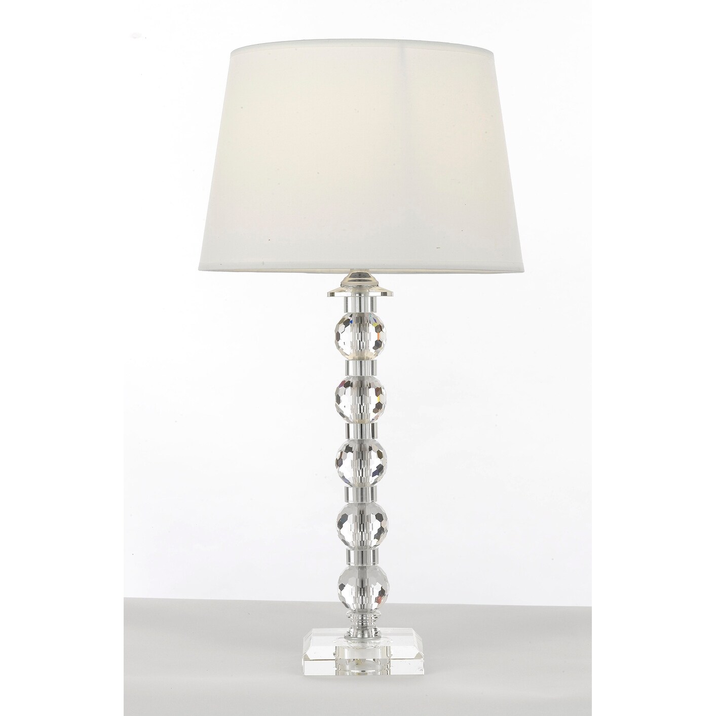 white lamp with balls