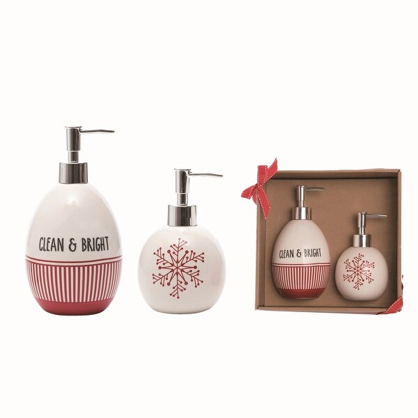 Seasonal discount soap dispensers