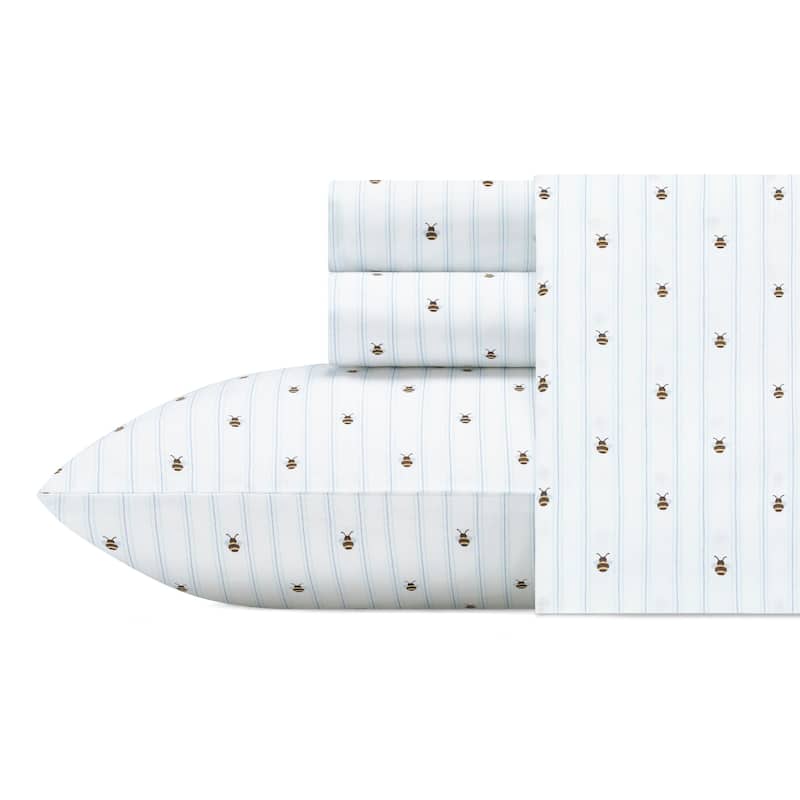 Poppy & Fritz Cotton Percale Printed Bed Sheet Sets