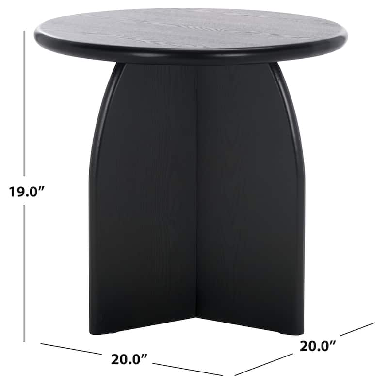 SAFAVIEH Barazi Round Top End Table, Fully Assembled - 20"W x 20"D x 19"H