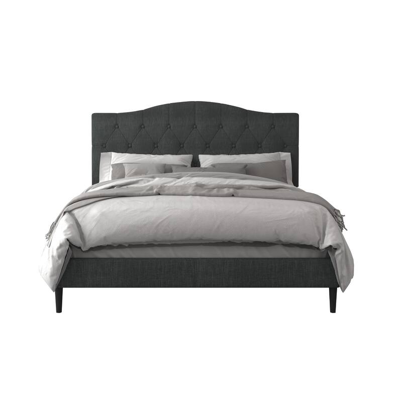 Mason Tufted Upholstered Platform Bed