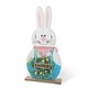 preview thumbnail 23 of 50, Glitzhome Easter Wooden Bunny Porch Decor Standing Rabbit Sign Decoration