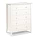 Taylor & Olive Snowberry 5-drawer Pine Wood Tall Storage Dresser