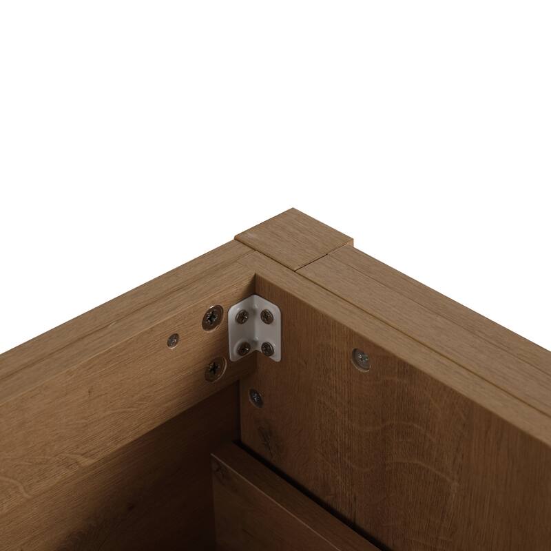GDFStudio - Everett Modern Freestanding Bathroom Vanity with Dual Soft-Close Drawers