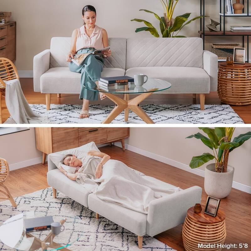 Mopio Chloe Futon Convertible Sofa Sleeper Futon
