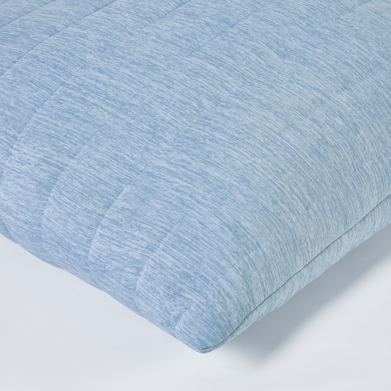 Below Zero Cooling Channel Quilted Pillow - Blue