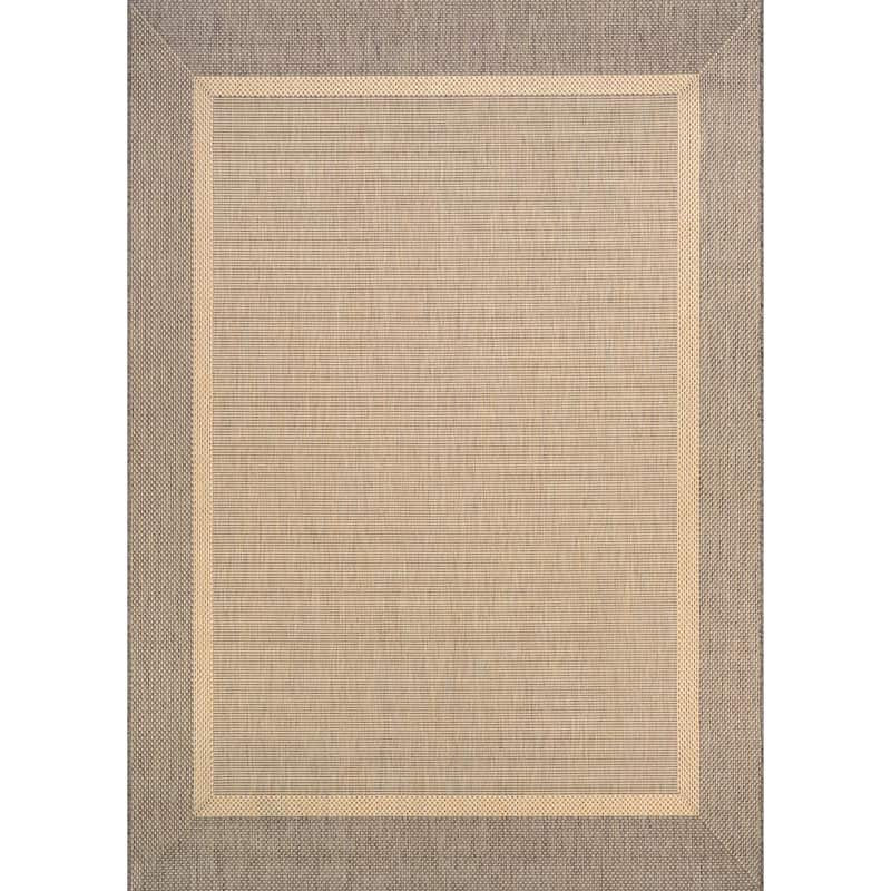 Dream Decor Rugs Pergola Channel Indoor Outdoor Area Rug - 3'9" x 5'5" - Light Brown