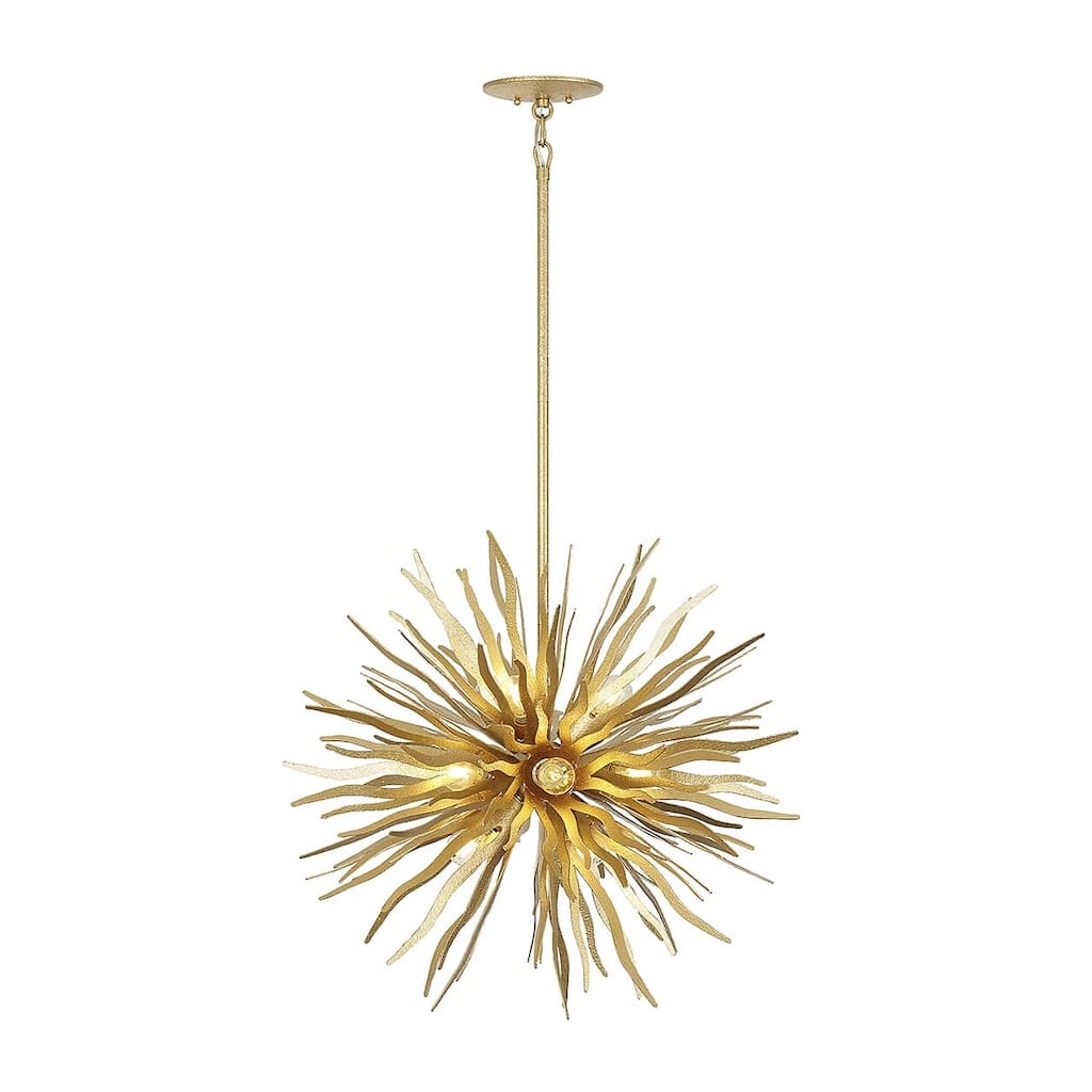 Cavalier Gold 12 Light Pendant from the Killiam Collection