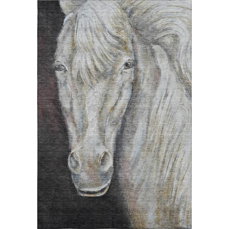 Premium Washable Super Soft Modern Horse Mayfield Rug