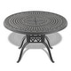 preview thumbnail 4 of 4, 47.24" Patio Dining Table Cast Aluminum Outdoor Round Table