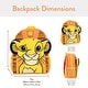 preview thumbnail 2 of 5, Lion King Backpack ,Simba Backpack ,One Size Yellow