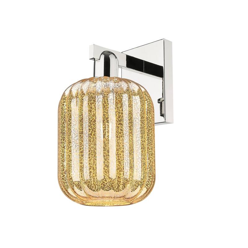 Innovations Lighting 716-1W-14-7 Preston Sconce Preston 14" Tall Wall - Polished Nickel / Mercury