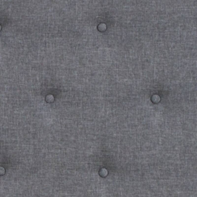 Panel Tufted Platform Bed and Memory Foam Pocket Spring Mattress