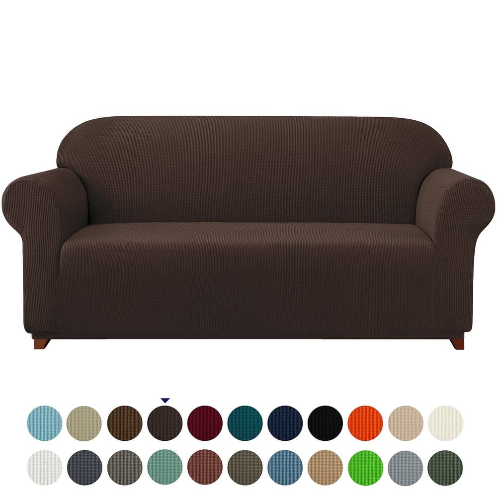 Subrtex 1 Piece Loveseat Slipcover Stretch Spandex Furniture Protector