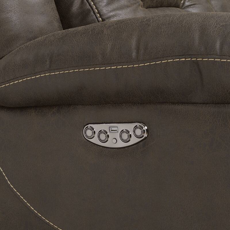 Steve Silver Asbury Power Reclining Loveseat with Console