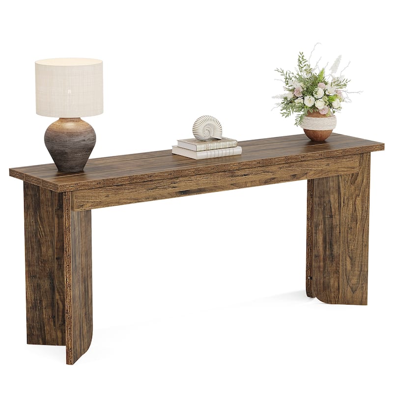 70.9-Inch Extra Long Farmhouse Sofa Console Table for Entryway