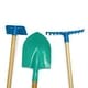 preview thumbnail 3 of 1, Gorilla Playsets Sandbox Tool Kit with Plastic Tool Heads (3-pieces) - Multi-Color
