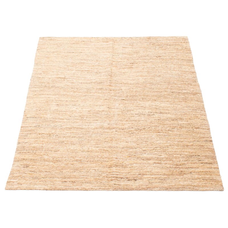 ECARPETGALLERY Flat-Weave Natural Tan Wool Tapestry Kilim - 5'1 x 6'7