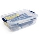 preview thumbnail 50 of 76, Rubbermaid Cleverstore 30 Quart Plastic Storage Tote Container with Lid (6 Pack)
