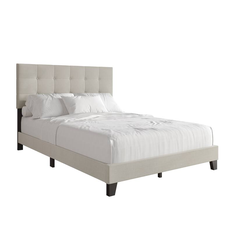 CraftPorch Contemporary Tufted Bed