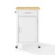 preview thumbnail 5 of 14, Crosley Savannah Wood Top Compact Kitchen Island/Cart - 15.75"d x 22.25"w x 37"h