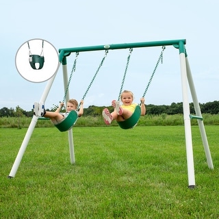 Backyard Discovery Mini Brutus Heavy Duty A-Frame Swing Set - Bed