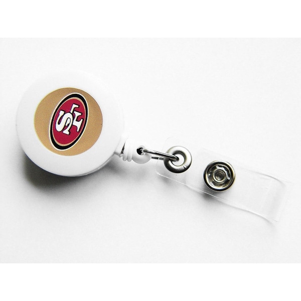 SAN Francisco 49ers Retractable Badge Reel Id Ticket Clip