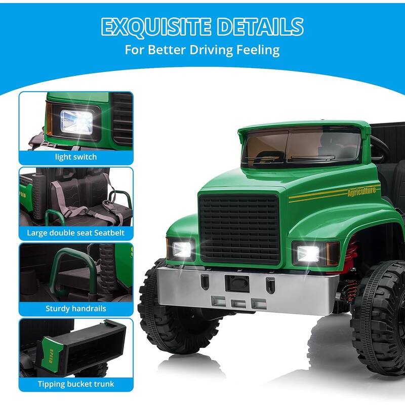 Ride On Truck for Kids 24V Ride On Car with Remote Control