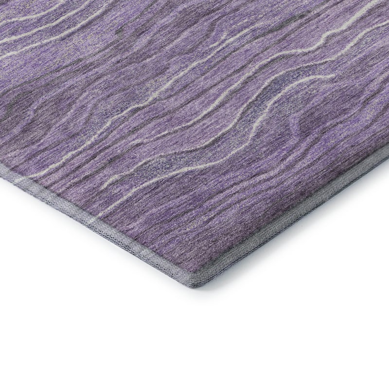 Premium Washable Super Soft Contemporary Stripe Mayfield Rug