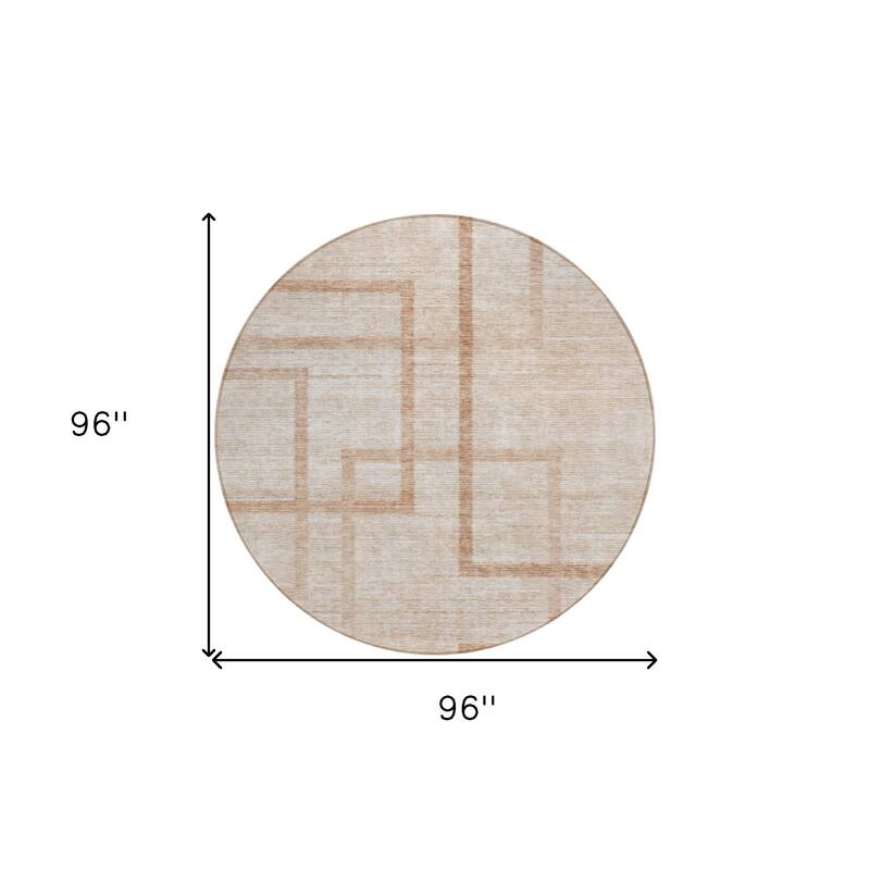 HomeRoots Geometric Transitional Rectangle Outdoor Rug