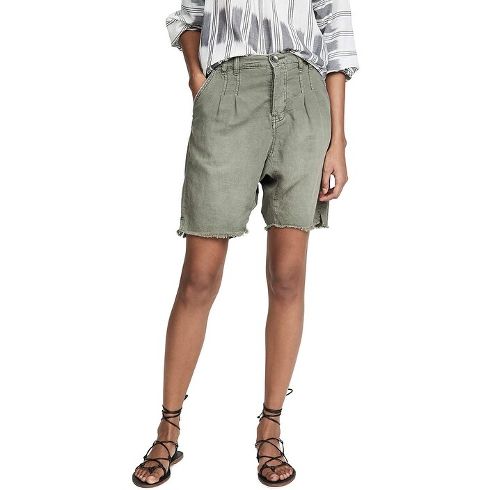 free people button fly shorts