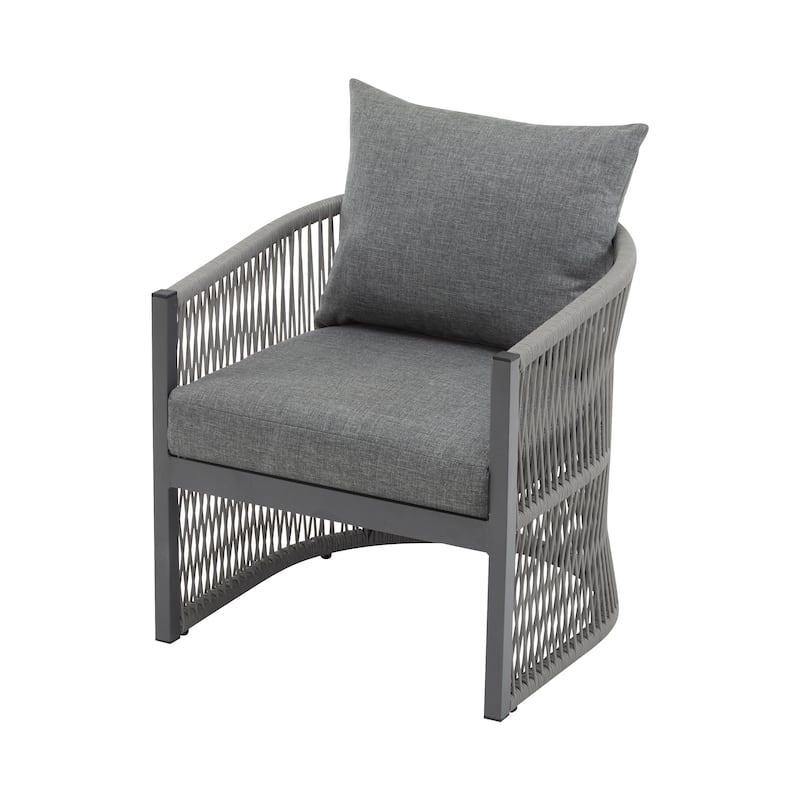 Christopher Knight Home Modern Outdoor Lounge Chair Set of 2