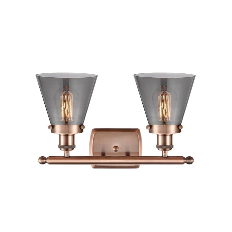 Innovations Lighting Ballston Urban Cone - 2 Light 16" Bath Vanity Light