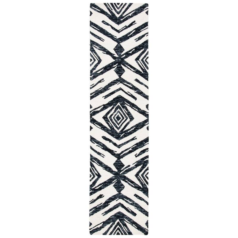 SAFAVIEH Handmade Metro Jorine Modern Abstract Wool Rug
