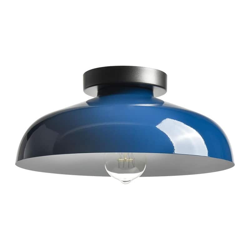 12 Inch light fixtures kitchen blue bulb lights metal ceiling light
