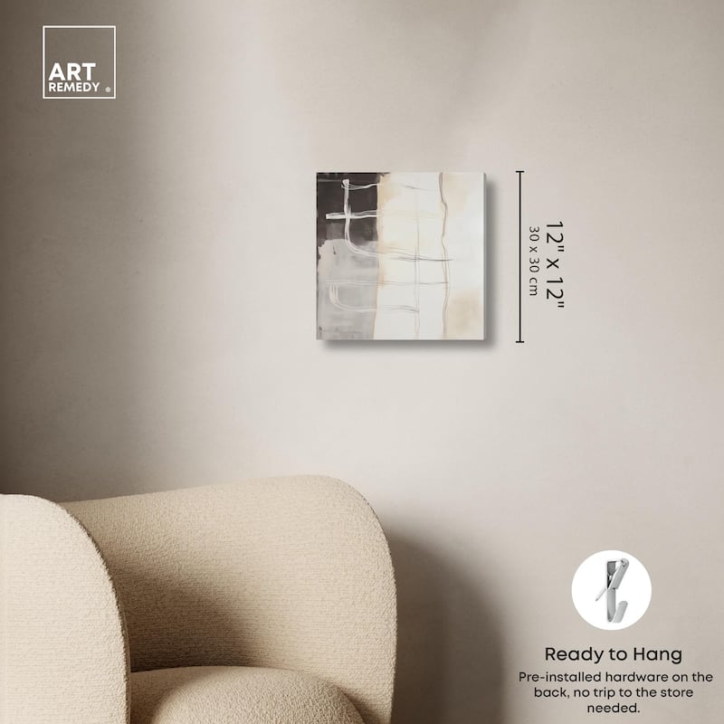 Gestural Glyphs I Canvas by Art Remedy, Gallery Wrapped