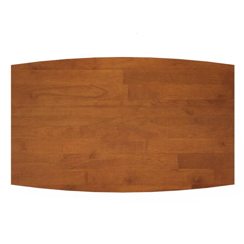 WYNDENHALL Tierney SOLID WOOD 66 inch Wide Rectangle Mid Century Modern Dining Table - 66 W x 40 D x 30 H