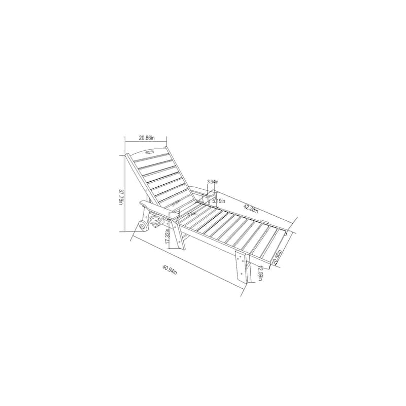 Lounge Chair with Side Table
