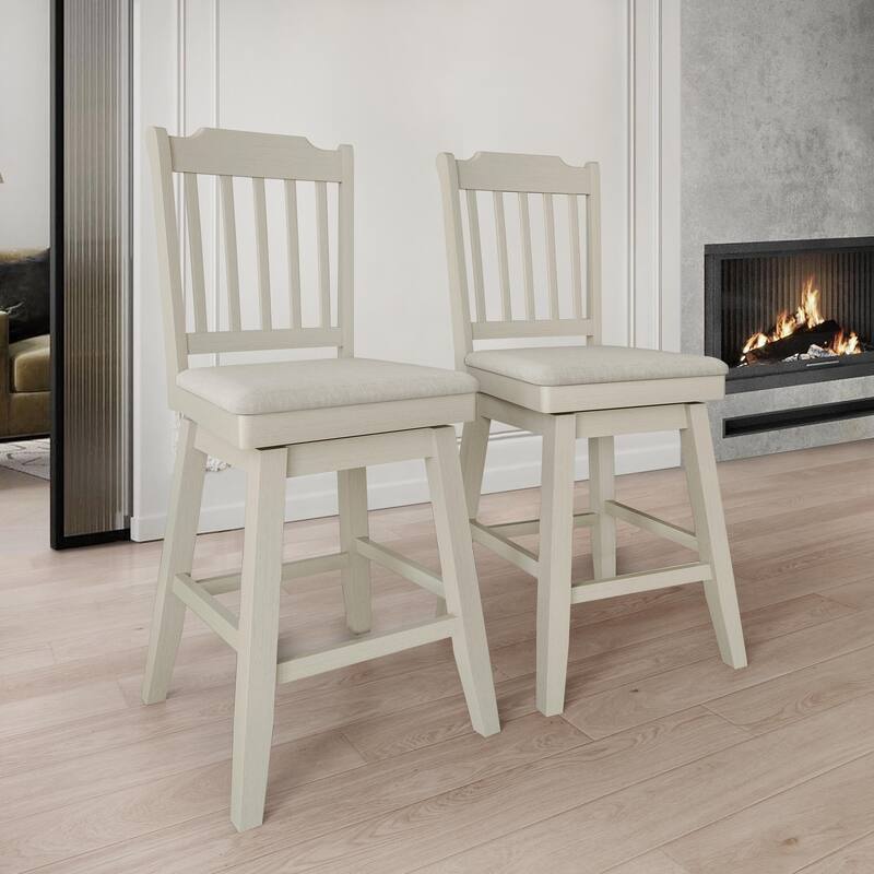 CraftPorch Classic Swivel Counter Chairs