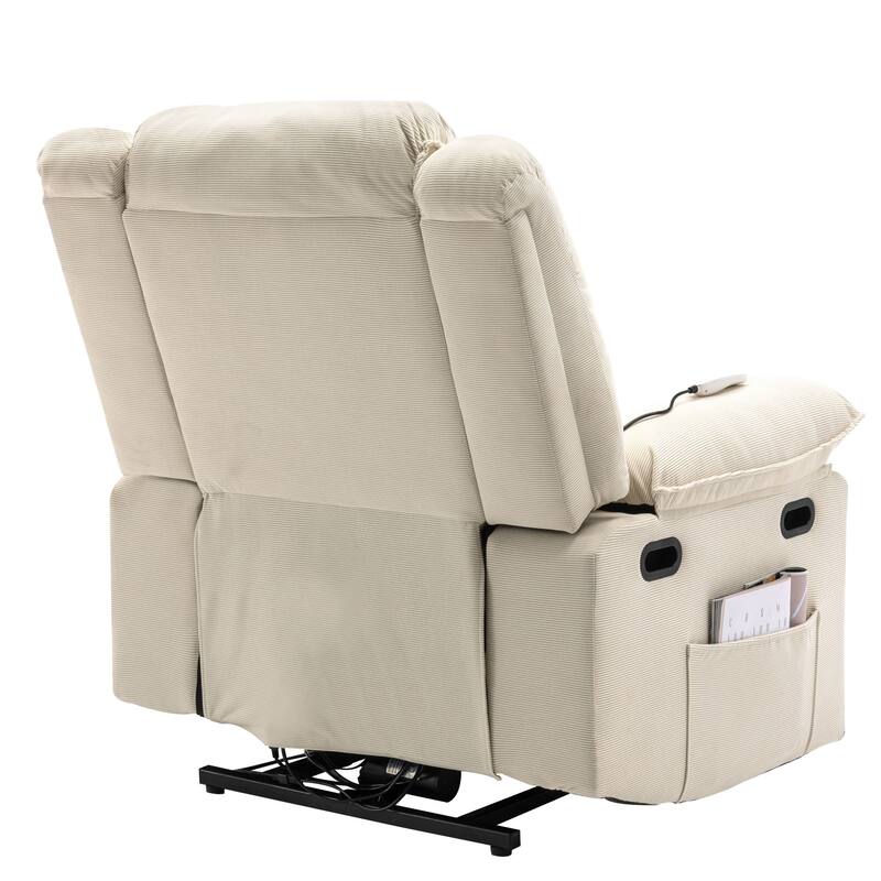 55.91" Velvet 4-Seater Sleeper Sofa with Storage & Adjustable Backrest