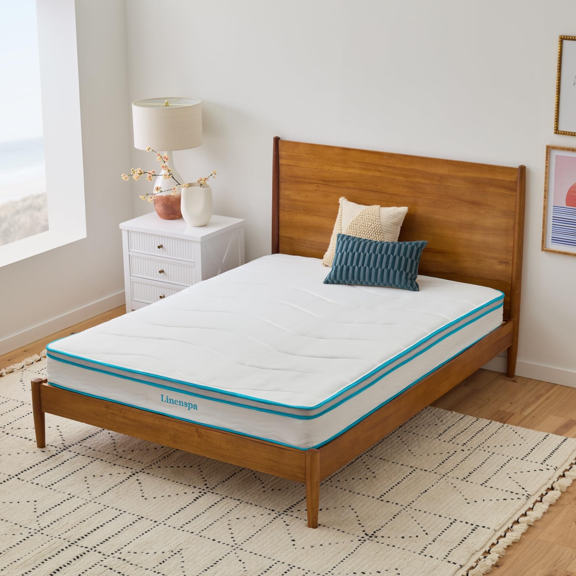 8 Inch Memory Foam and Spring Hybrid Mattress Medium Firm Feel Bed in a Box Quality Comfort and Adaptive Support Queen Size Bed Bath Beyond 39741173