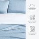 preview thumbnail 35 of 38, Crinkle Texture Microfiber 3-Piece Quilt Set, Enzyme Washed, Oversized