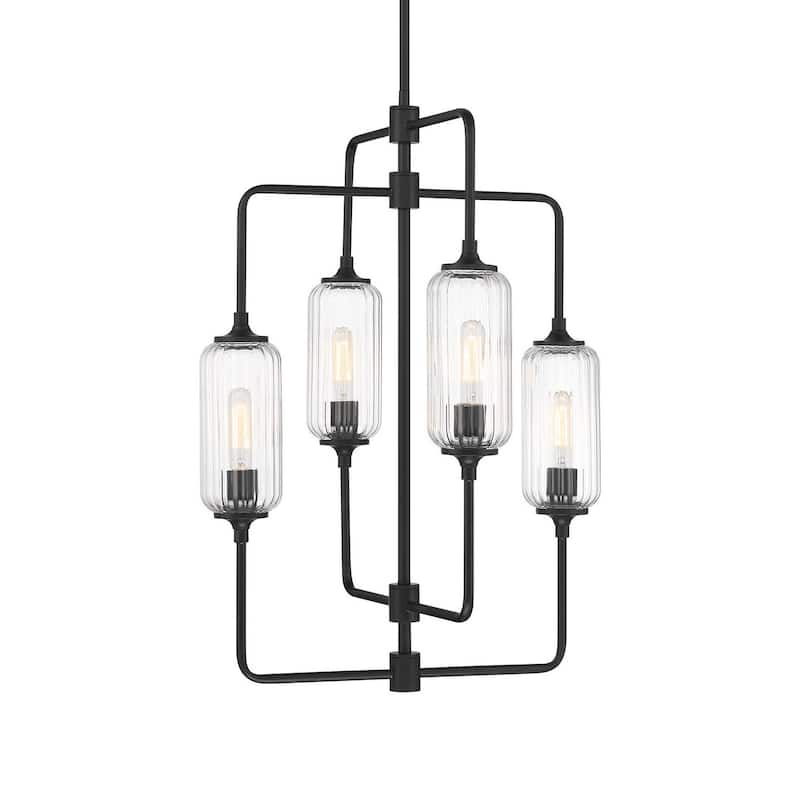 Savoy House 1-3023-4 Holton 4 Light 20" Wide Chandelier - Matte Black