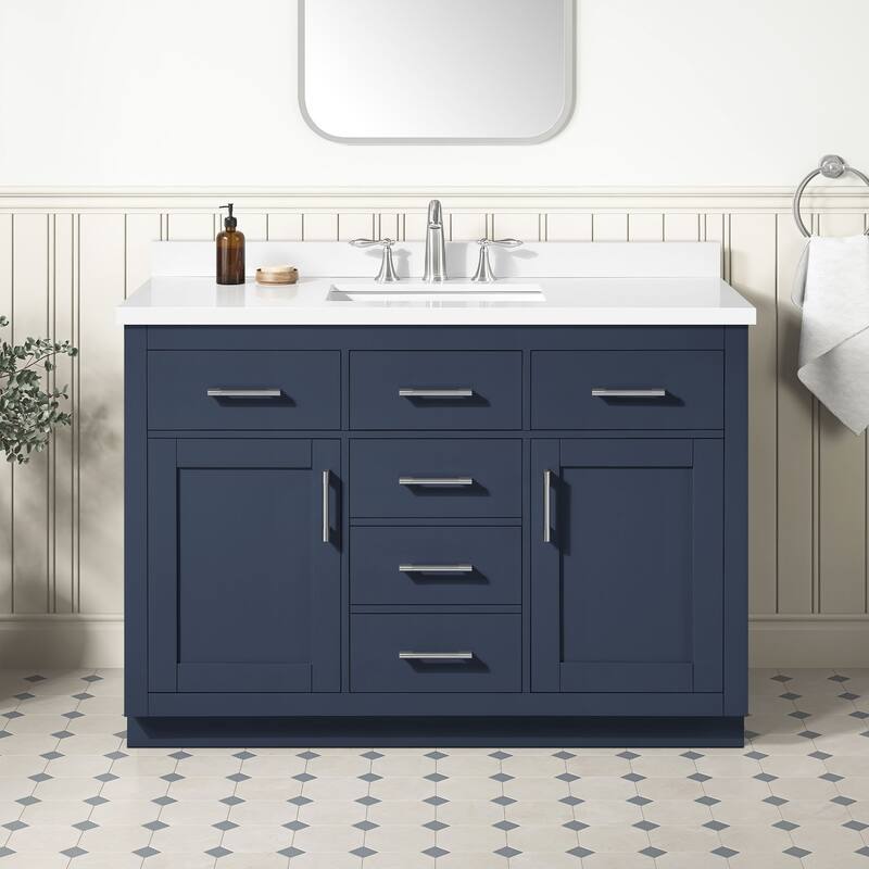 Bailey Bathroom Vanity with Power Bar