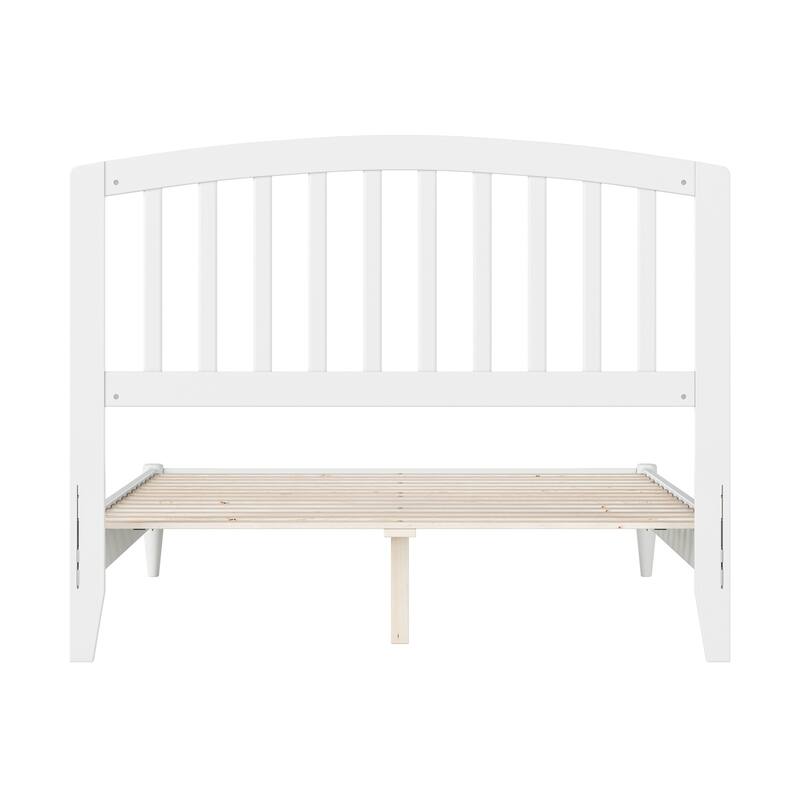 Low Profile Platform Bed - Solid Wood Bed Frame - Modern Minimalist Design - Full Size Bed